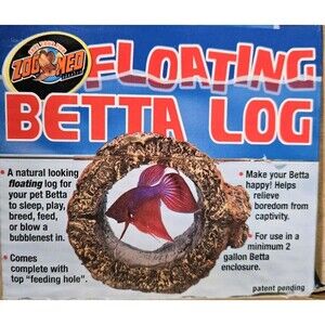 Zoo Med Labs Betta Floating Logs is Safe Cover and Reduces Stress For Fish